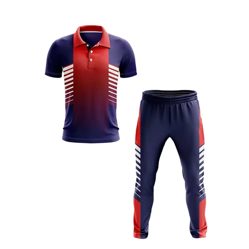 Team Wear Cricket Training Youth And Adults Hot Sale Cricket Uniform Custom Printing Cricket Uniform For Men