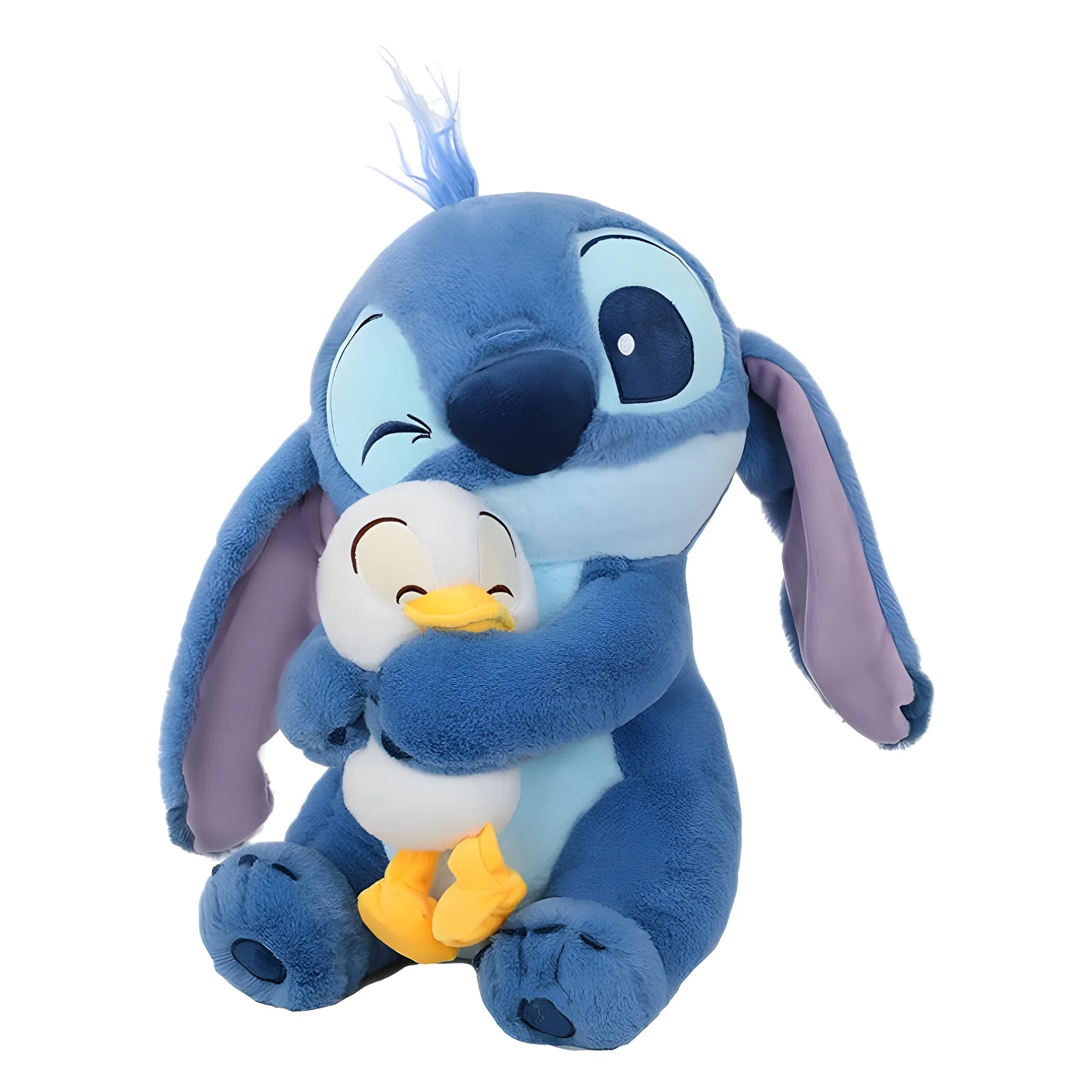 Duck stitches plush toy cute cartoon stitches doll interstellar hot sleeping pillow girl gift arcade claw machine