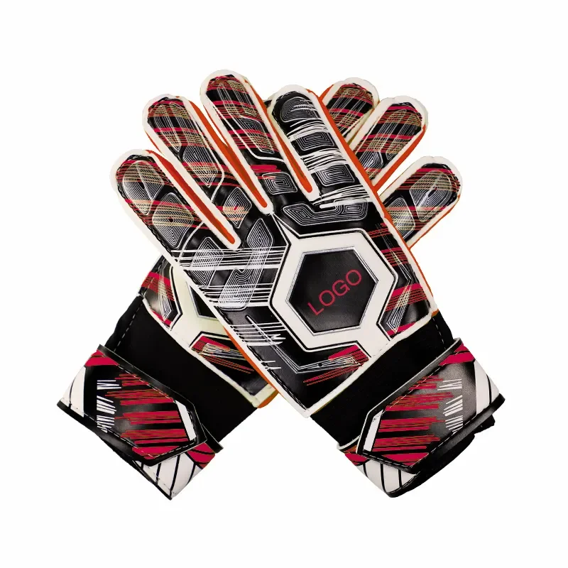 Wholesale Customize Logo Make Child Youth Soccer Player Football Wide Receiver Keeper Goalkeeper Gloves