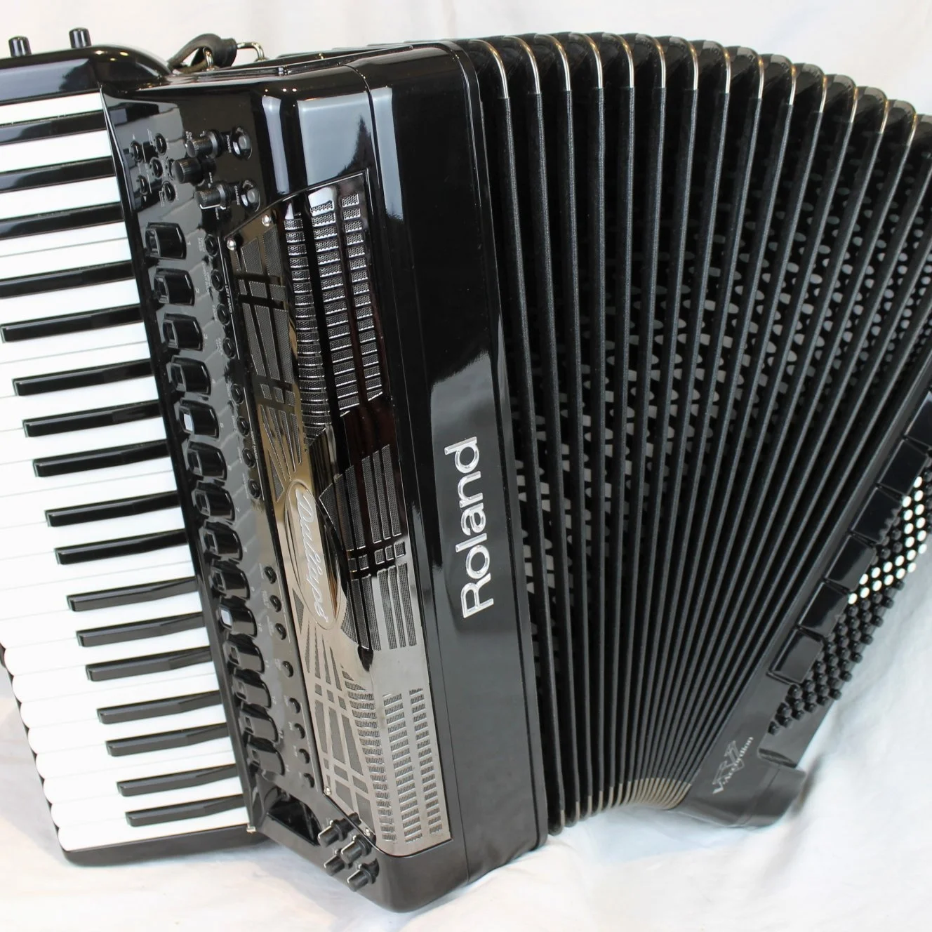 High-performance Genuine New Roland V-accordion FR-8X Keyboard Type BK Black 41 keys 120 base 12.1kg