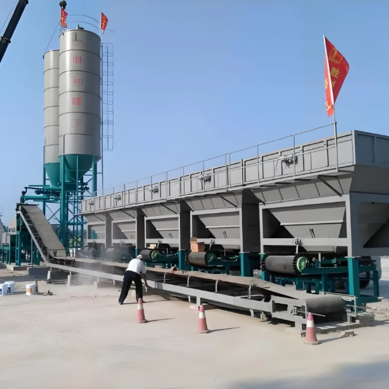 Large factory automatic hzs90 concrete casting plant concrete batching plant concrete mixing plant in china