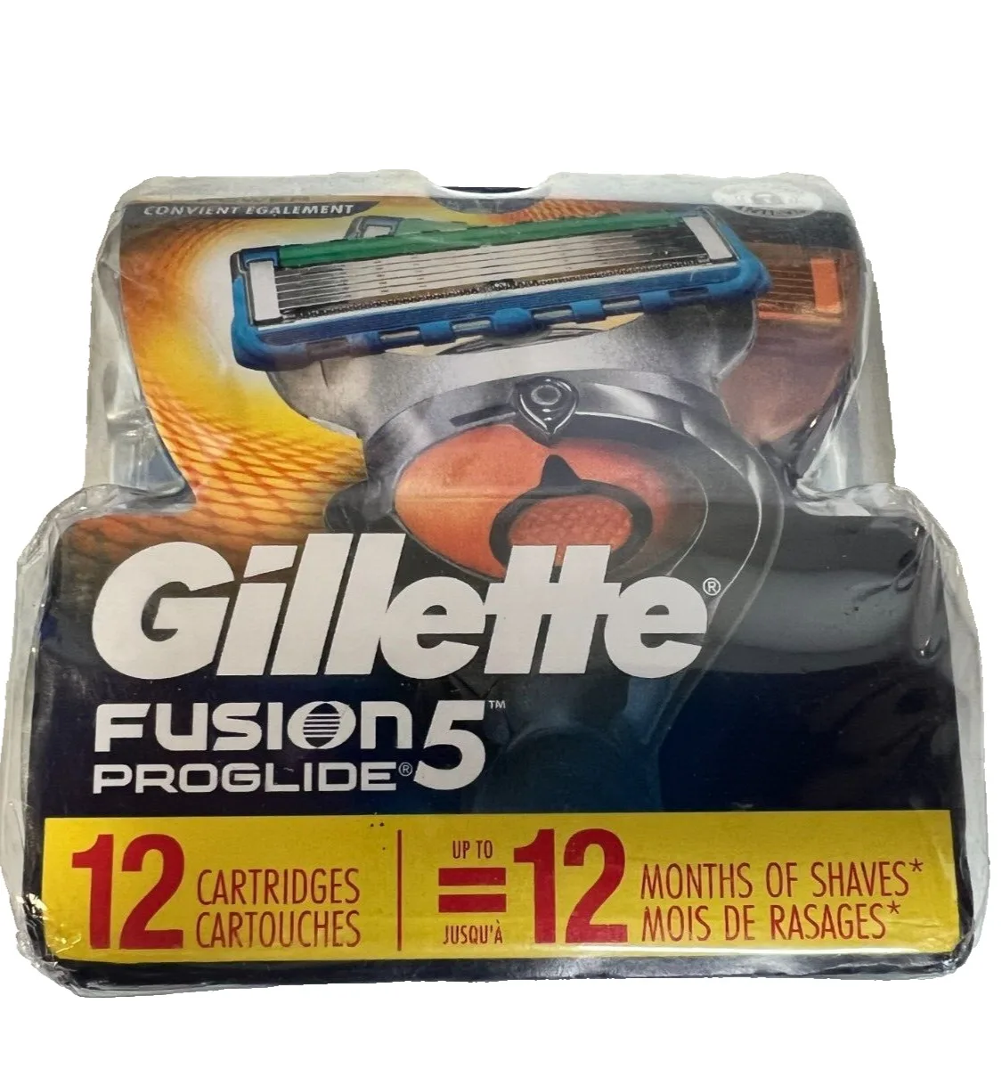 Оригинальное лезвие для Мужской бритвы Gillete Fusion5 (5 лезвий) плавное скольжение 10 штук оптовая цена