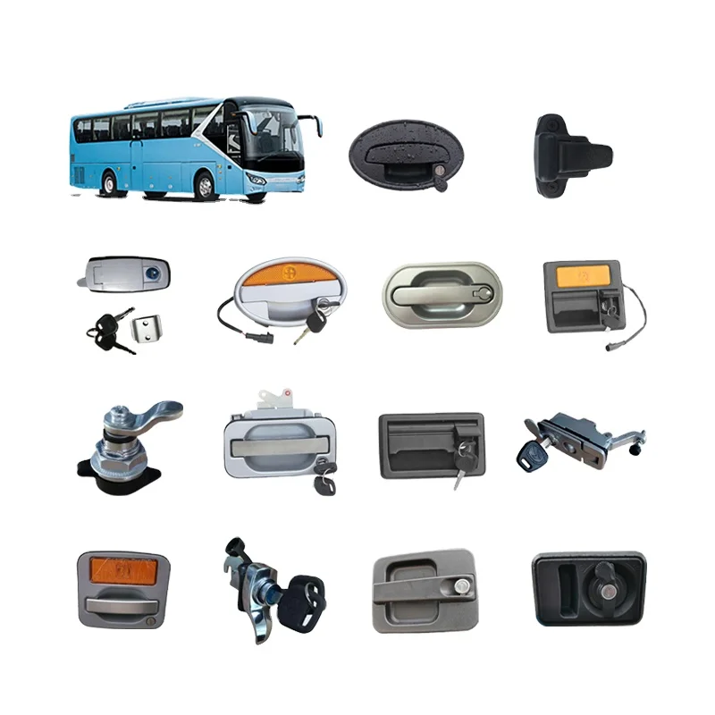 Original Use For King Long Golden Dragon YuTong Higer Bus Spare Parts Outside Body Parts Actuator Door Lock