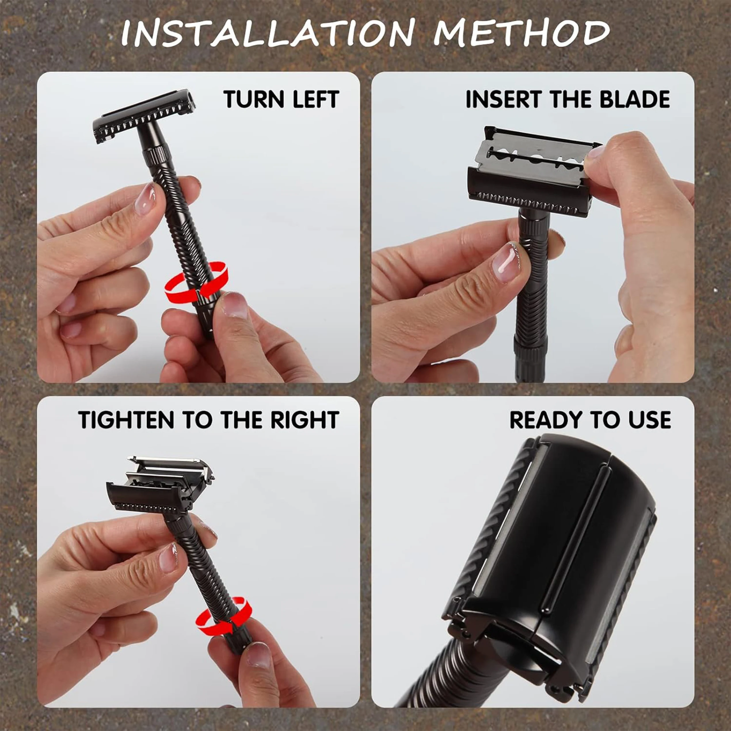 IBERIA Custom Premium Professional Straight Razor With Single Blades Barber Straight Razor Wholesale High Quality Shaving Razor.