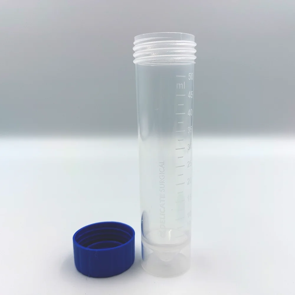 Centrifuge Tube Economy PP Material Blue Cap Non-Sterile Falcon Tubes Lab Testing Plastic Products Supplies