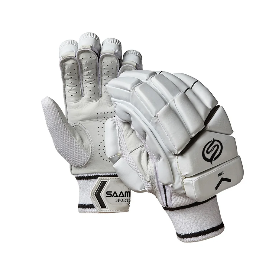Plain Cricket batting gloves Comfortable  cricket gloves / Customize logo size and color
