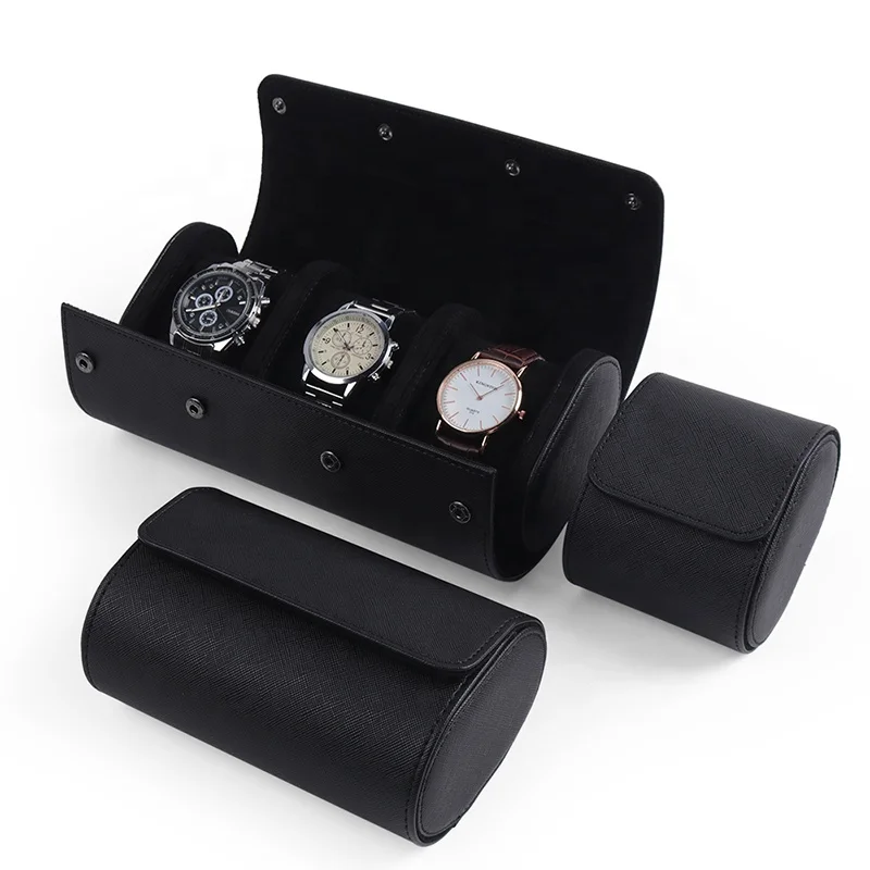 OJR OEM/ODM упаковка коробки для часов портативные Чехлы Caja Para Reloj чехлы с логотипом Дорожный Чехол