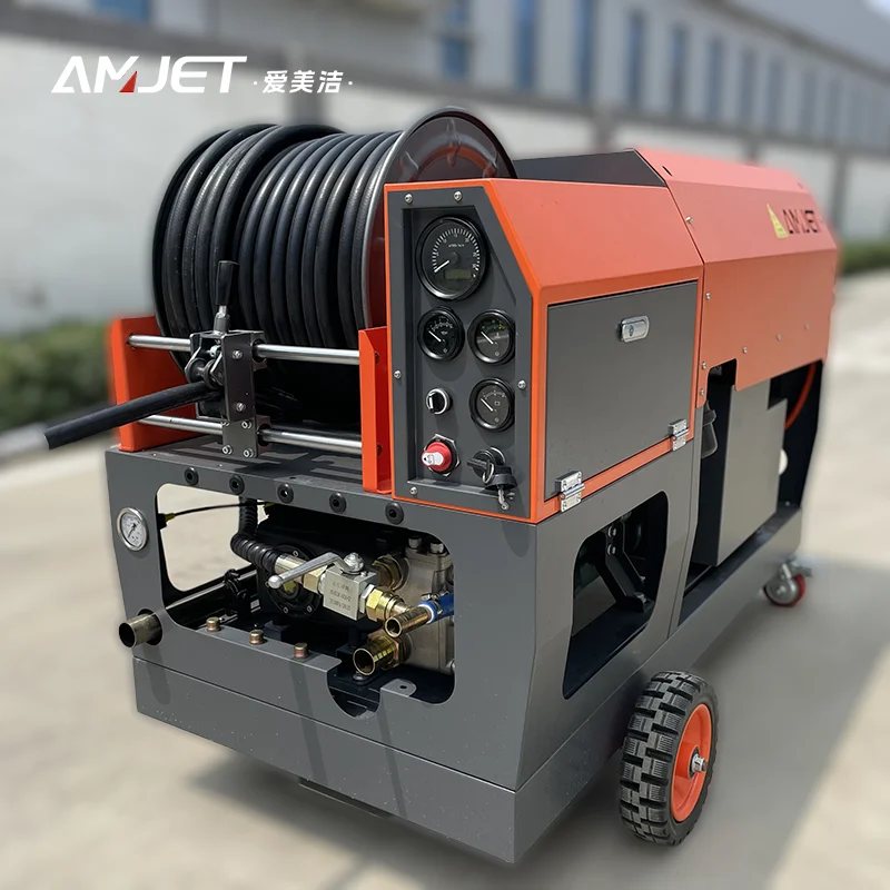 AMJET 62HP150BAR/2175PSI 140LPM/35GPM four cylinder diesel engine high-pressure pressure cleaning machine