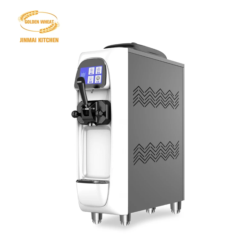 New Commercial Italian Gelato Ice Cream Maker Machine for Milk Fruit and Water Soft Ice Cream Making Device