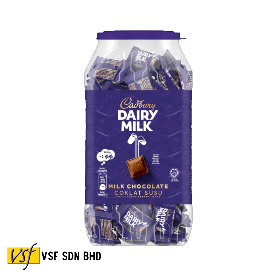 Cadbur y Dairy Milk Neaps Chocolate Sharebag Cadbur y Neaps Doybag (Chunks) 405g x 12 jars
