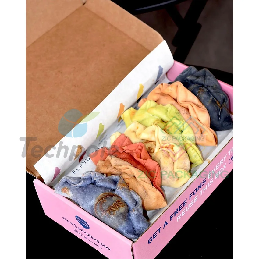 Коробка Empanada упаковка высококачественные гофрированные коробки доставки для Empanadas с индивидуальным логотипом