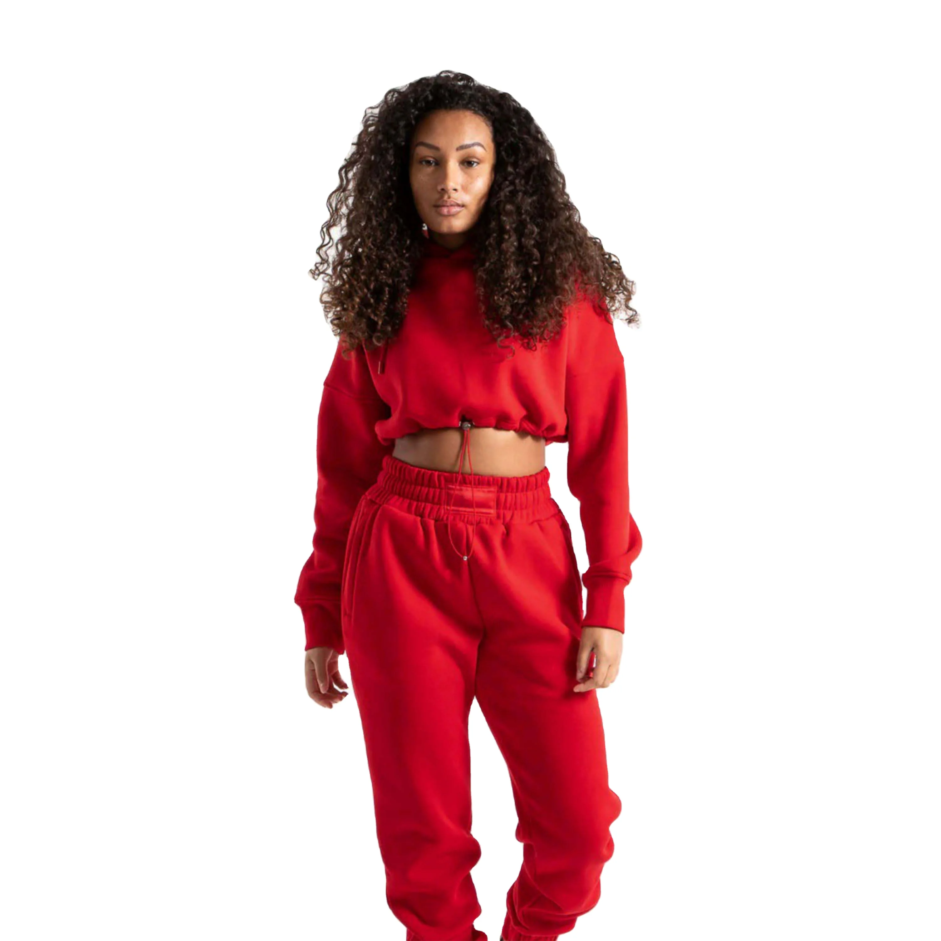 custom logo 100% cotton French terry pullover plain blank women high quality oversize heavyweight crop sweater bulk girl hoody