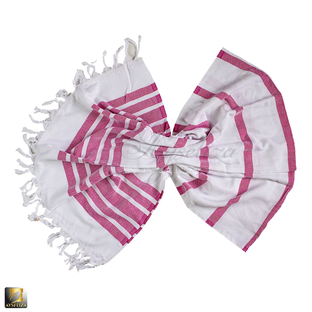 Wholesale Turkish Towel Peshtemal 100 Cotton Beach Towels Wearable Travel Blanket Absorbent Made In Turkey Logo denizli round