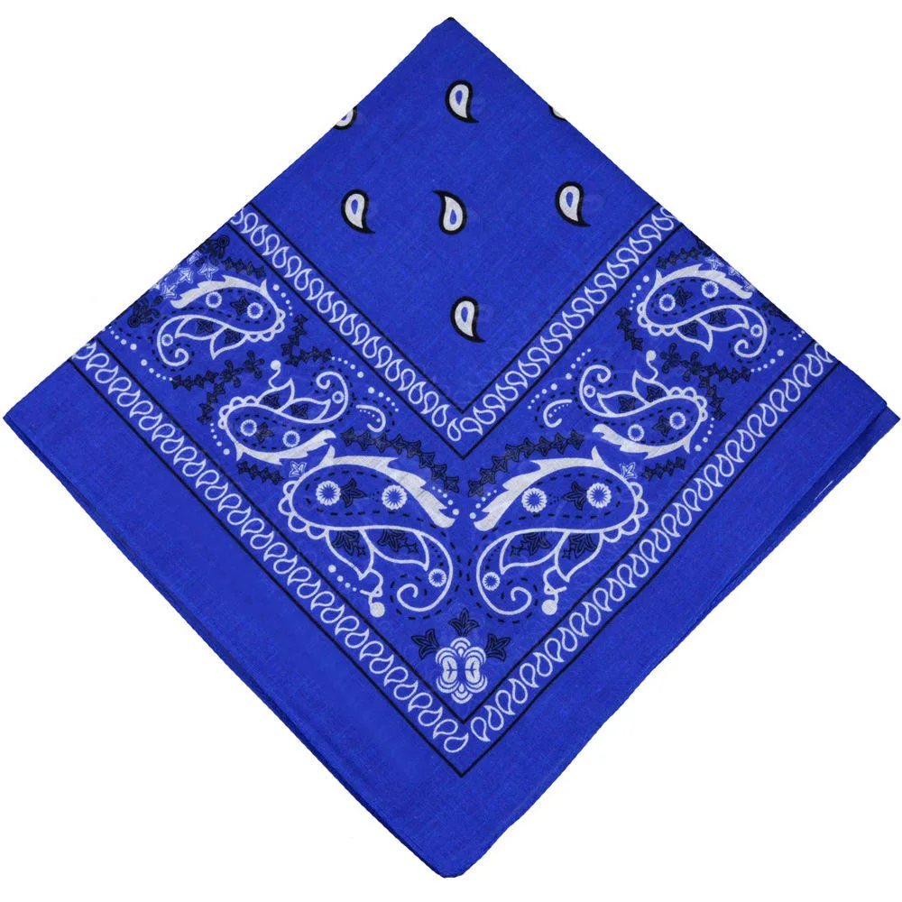 Wholesale Custom Paisley Hip Hop Bandana Scarf Long Wallet-Length for Outdoor Riding & Mask Use Bandana on Sale