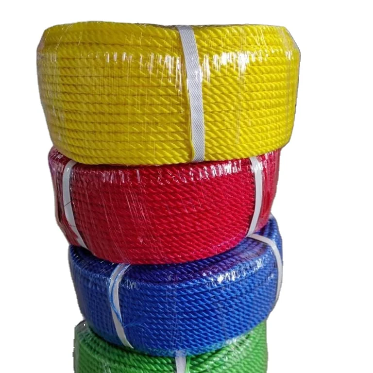 Multi Colored Polyester Cord polypropylene rope 2mm 3mm 4mm Macrame Braided Cords Flat Nylon Parachute Cord