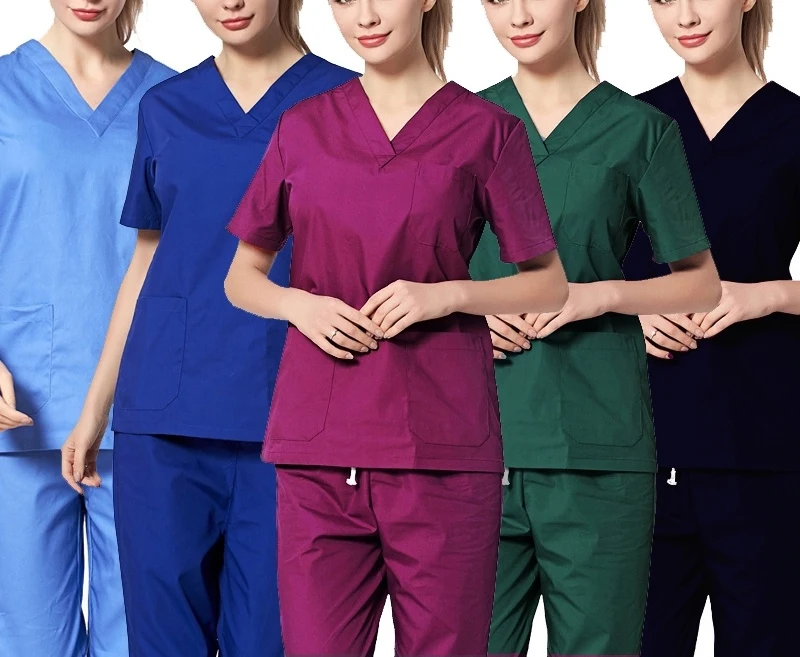 Hospital Medical Wear Uniforms Sets Turkey for Nurses and DoctorsNew Style High Quality Beauty Spa Salon Woman Uniform