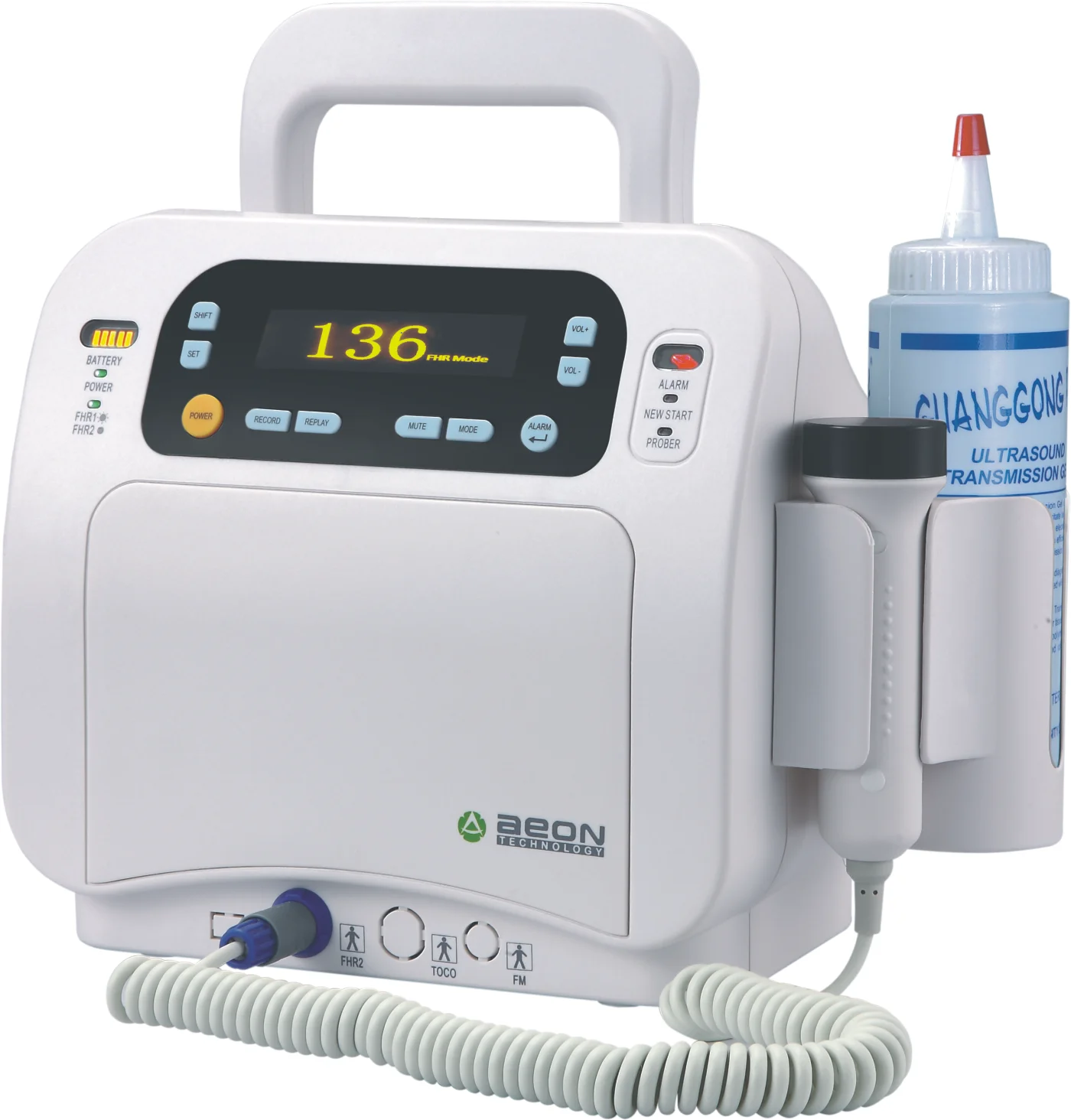 Pregnant Women Ultrasonic Fetal Doppler Fetal Heart Baby Heartbeat Monitor Medical Equipment