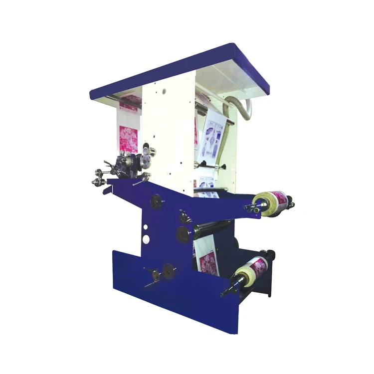Superior Performance Excellent Efficiency Semi Automatic Paper and Plastic in Roll Form One Colour Flexo Printing Machine