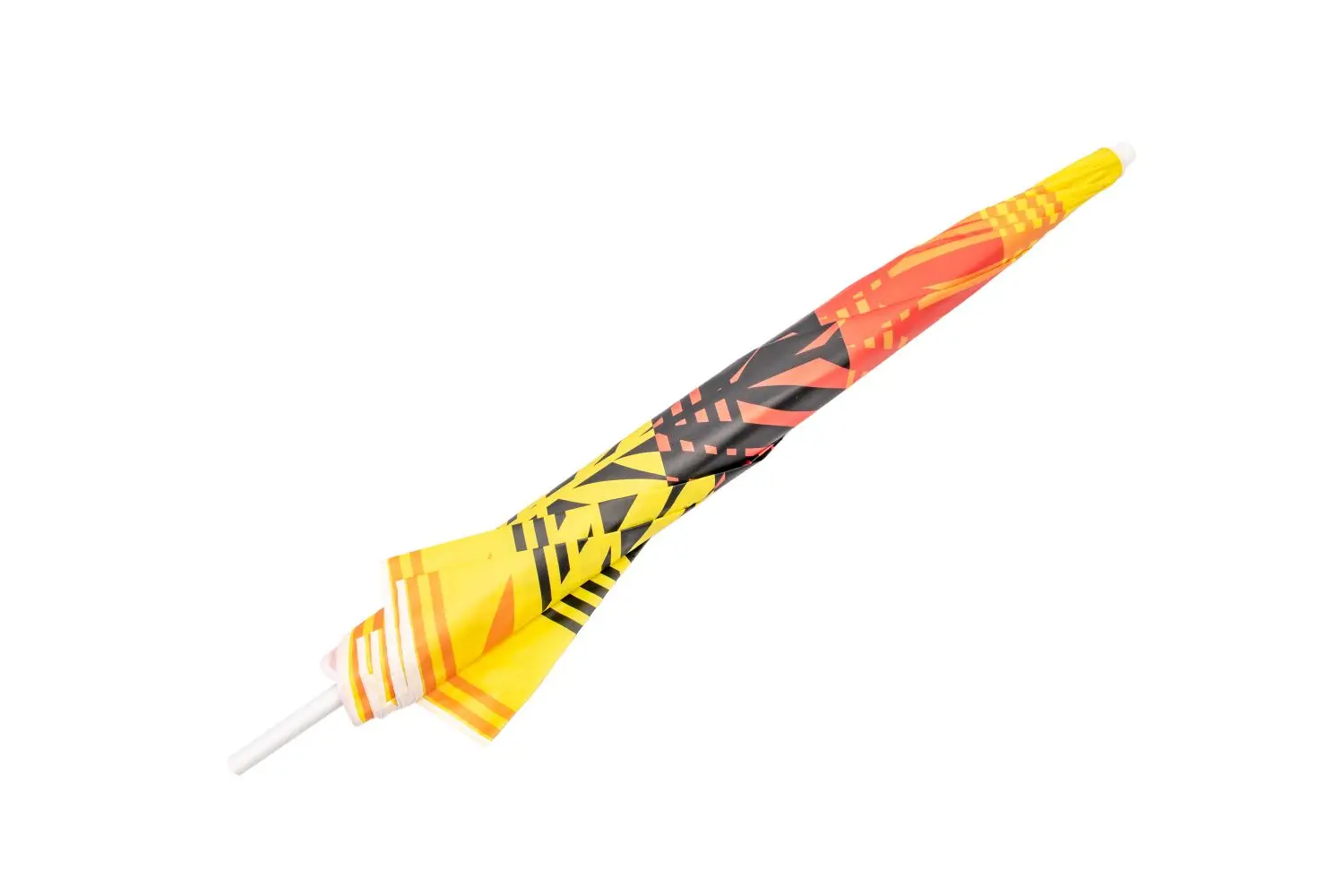 Good Performance Outdoor Sunrise Digital 2.0m Poly Canvas 140gm Pattern Yellow Custom Beach Sun Umbrella