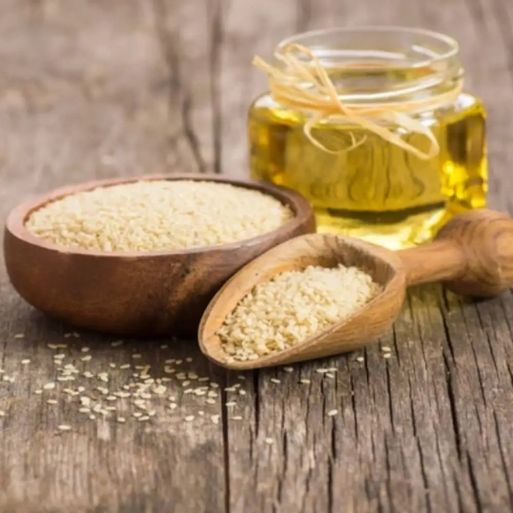 Pure Sesame Carrier Oil Cold Pressed Bulk Supplier Ayurvedic medicine Skincare Aromatherapy Wholesale Price