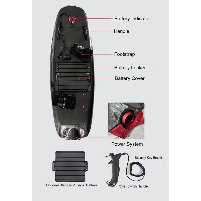 HOT PRODUCT Electric Surfboard Professional Motorized Jet Board Surf Scooter Extreme Water Sports Surfboard Lithium Battery