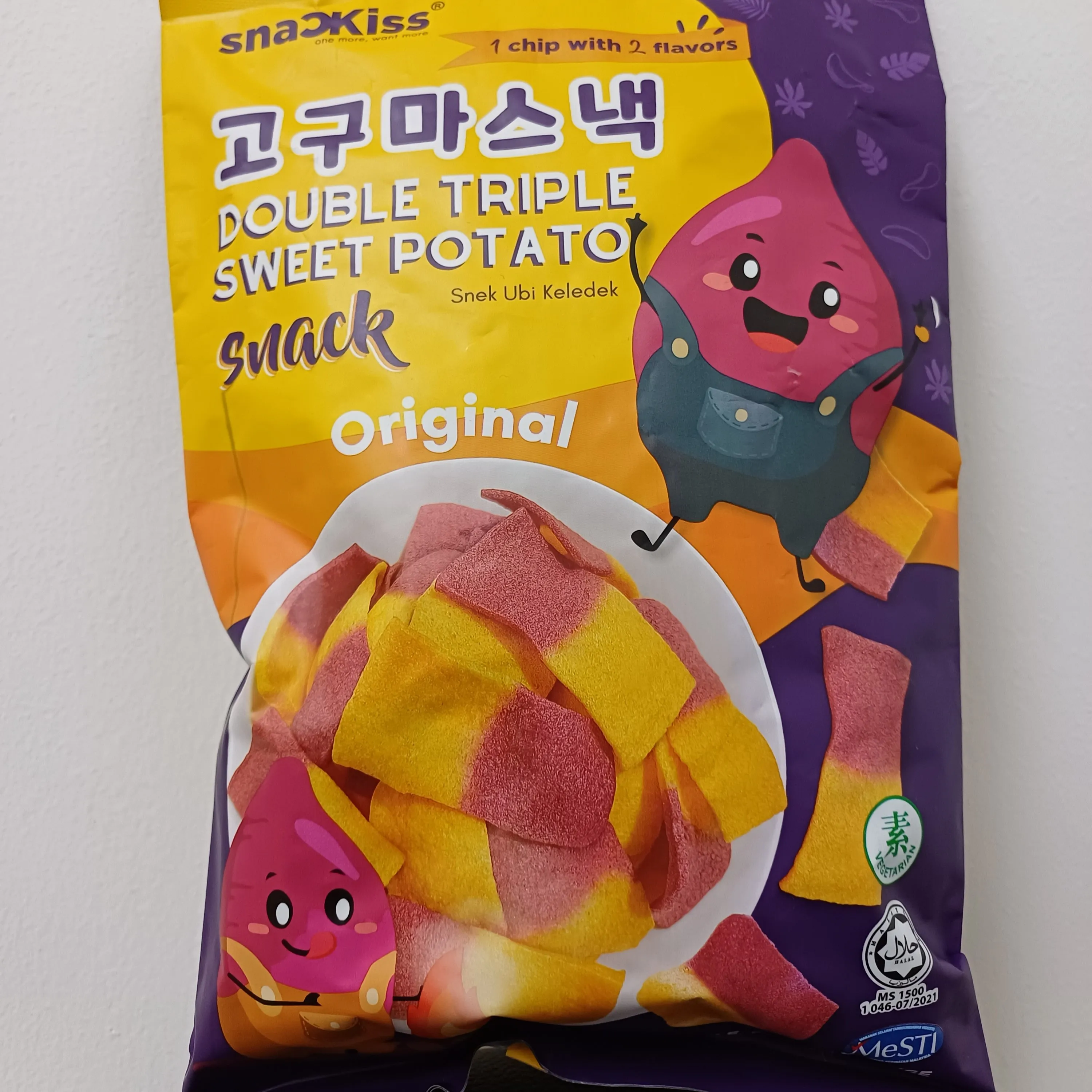 [HALAL] Vegan Sweet Potato Vegetable Chips Fruit Chips Mixed Palm Sweet Potato Wholesales Snacks Wholesales Malaysia Original