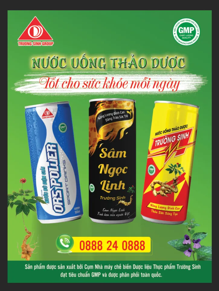 Cheap Herbal Drink From Vietnam good for health Ngoc Linh Ginseng 320ml can