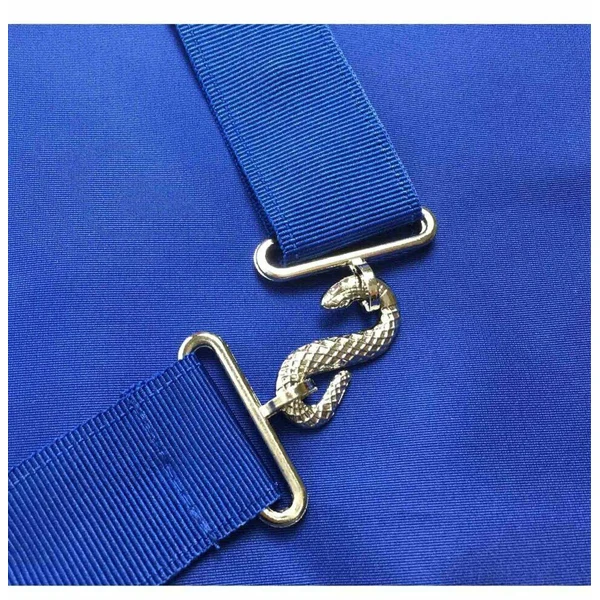 Set of 12 Aprons Masonic Regalia Blue Lodge Officers Aprons Machine Embroidered OFFICERS BLUE LODGE OFFICER  ROYAL BLUE MACHINE