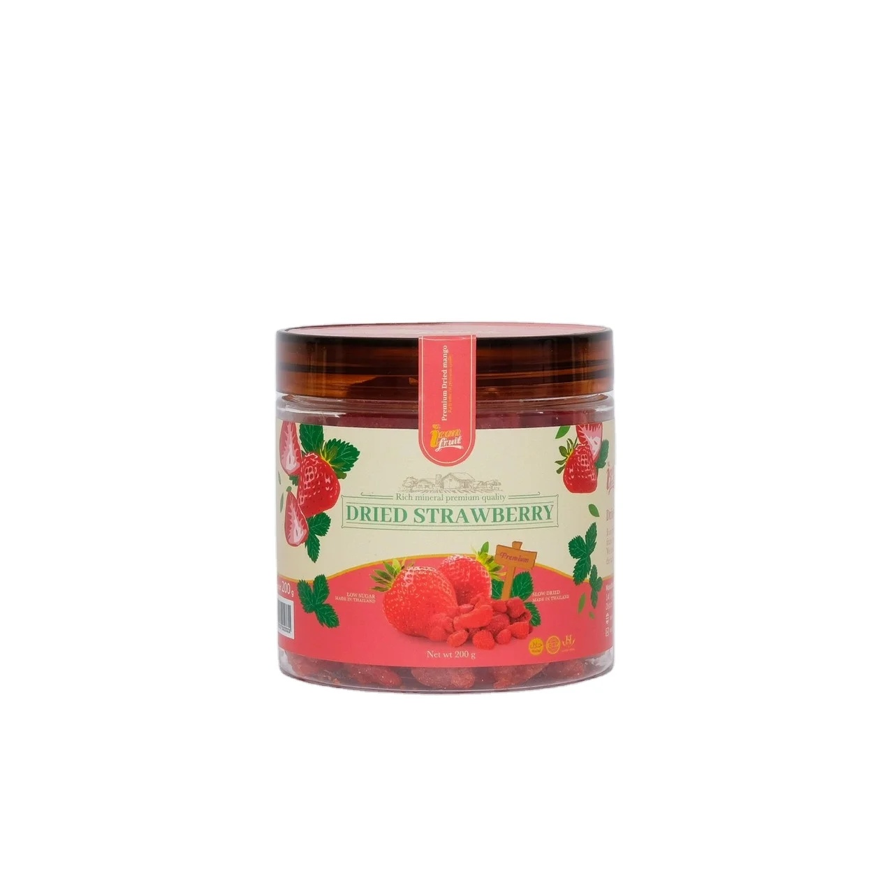 Dried fruits in premium retail packaging high quality