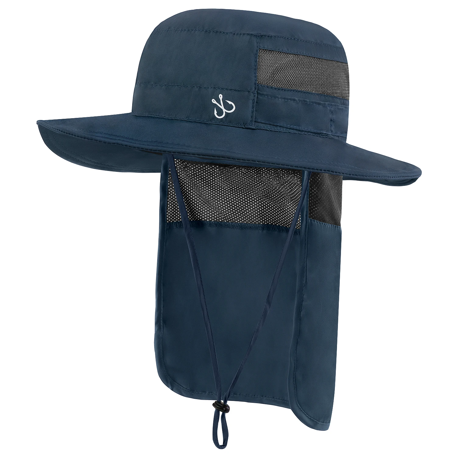 High quality polyester lightwewight wicking bucket hat custom logo adjustable packable bucket hat for fishing hiking boationg