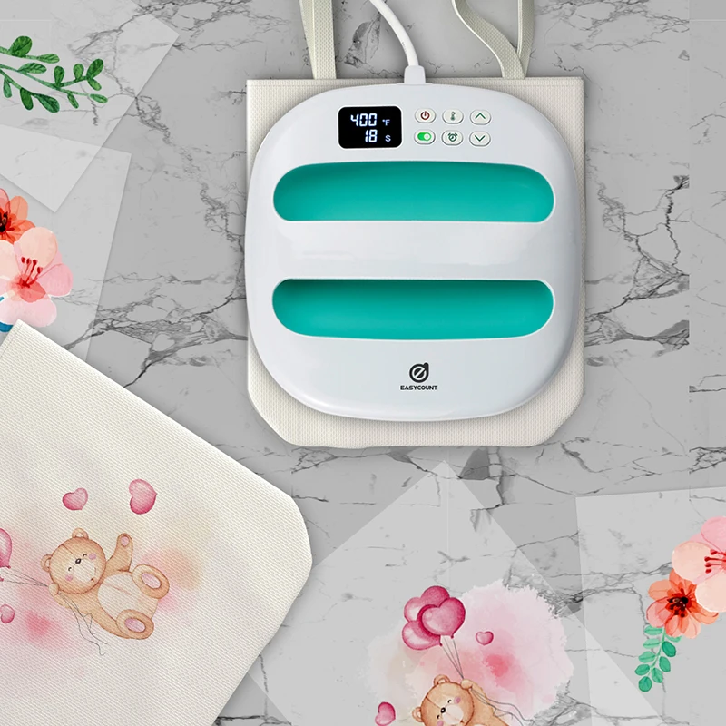 Modern Electric Products 2024 Home Use Portable Sublimation Hand Press Mini Smart Machine Sublimation Hand Held Iron Heat Press