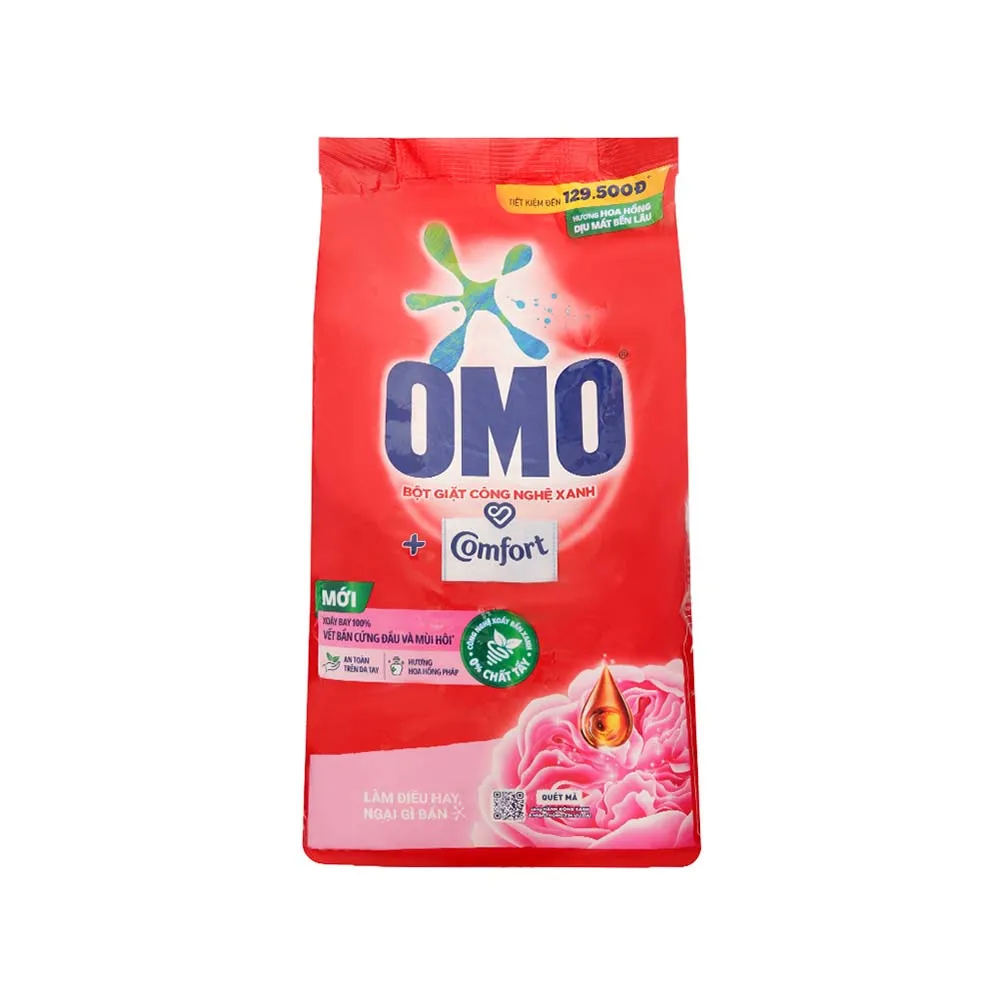 O-mo Rose Laundry Power 5.3kg - Detergent powder big pouch - Washing powder bulk laundry detergent - Cleaning products supplies
