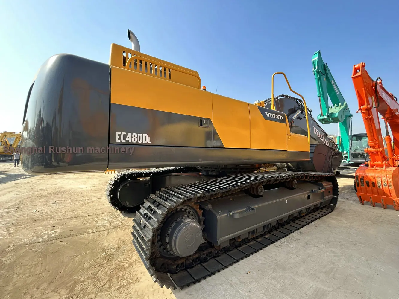 Famous High Quality And Multi Function 48TON VOLOV EC480DL EC480 480 Hydraulic Backhol Crawler Used Excavator in Shanghai