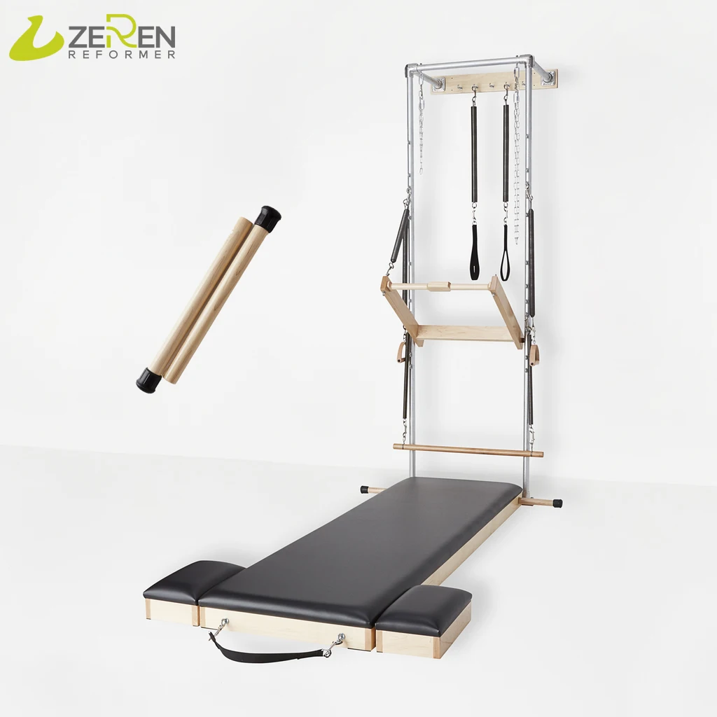 Pilates wall mount Unites Wooden Pilates Springboard Tower Cadillac Trapeze Pilates wall tower unit