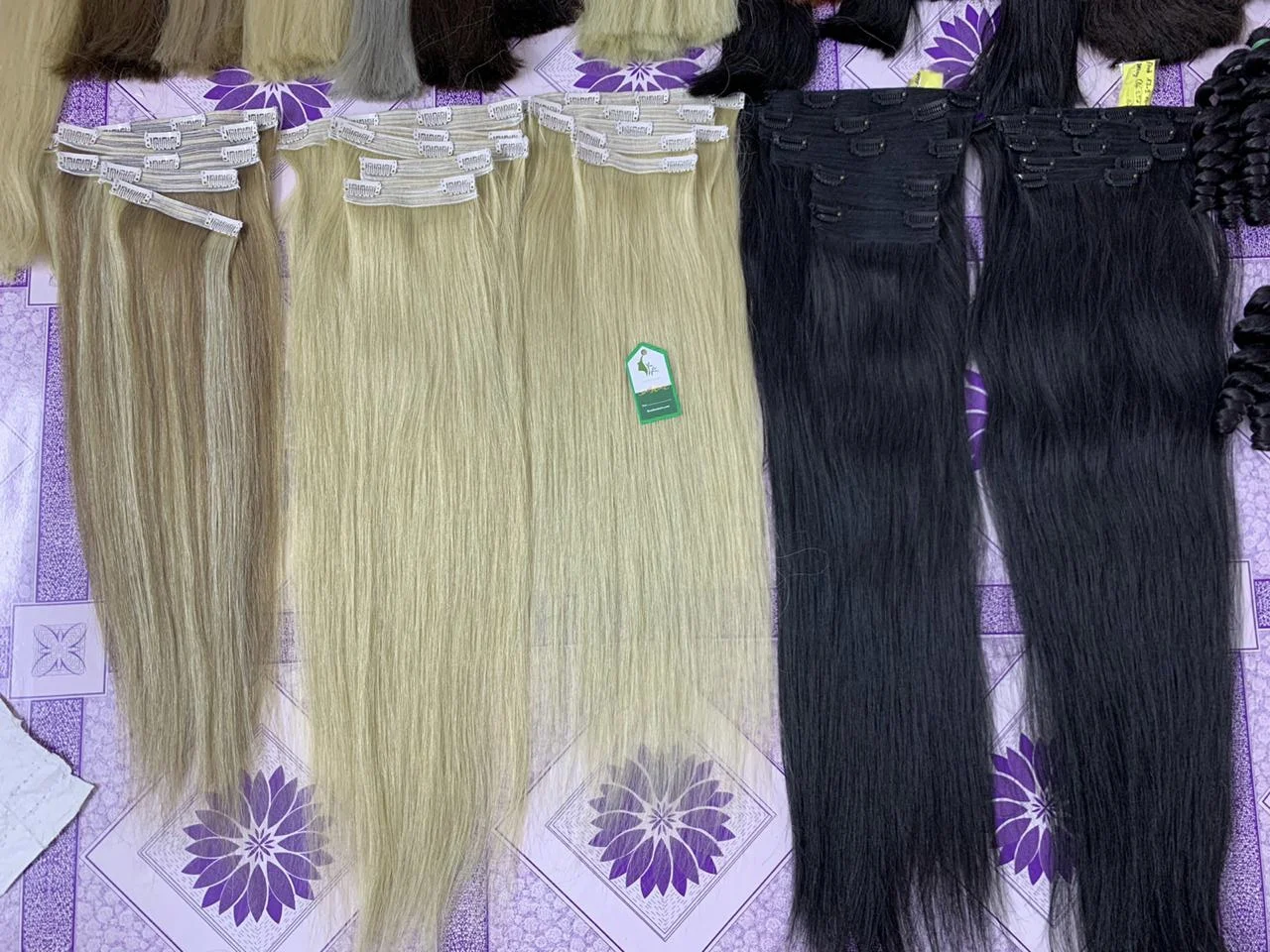 Clip-ins Extension Wholesale Vietnam Double Drawn 100% Natural Virgin Raw Human Hair Clip in Hair Extention