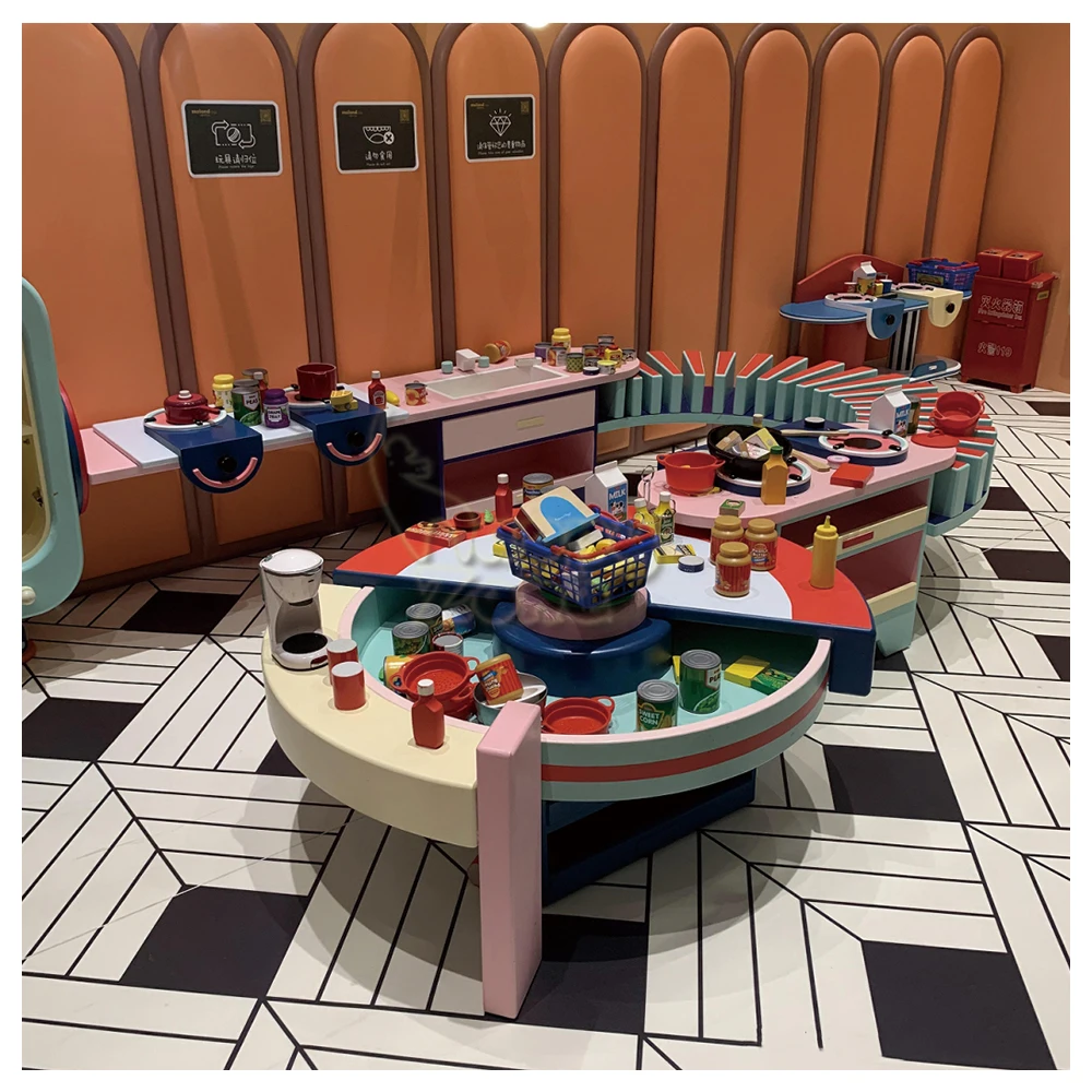 Customized Pretend Role Play Toy Set Creative Kitchen Cooking Accessories for Children Kids Indoor Play Area