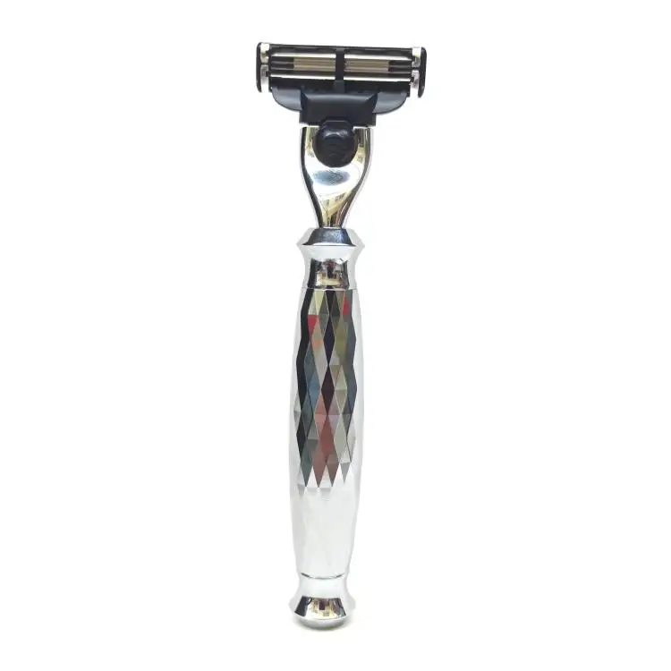 New Design Shaving set Personalized Best Diamond Pattern Bling Makeup Shaving Kit for Men