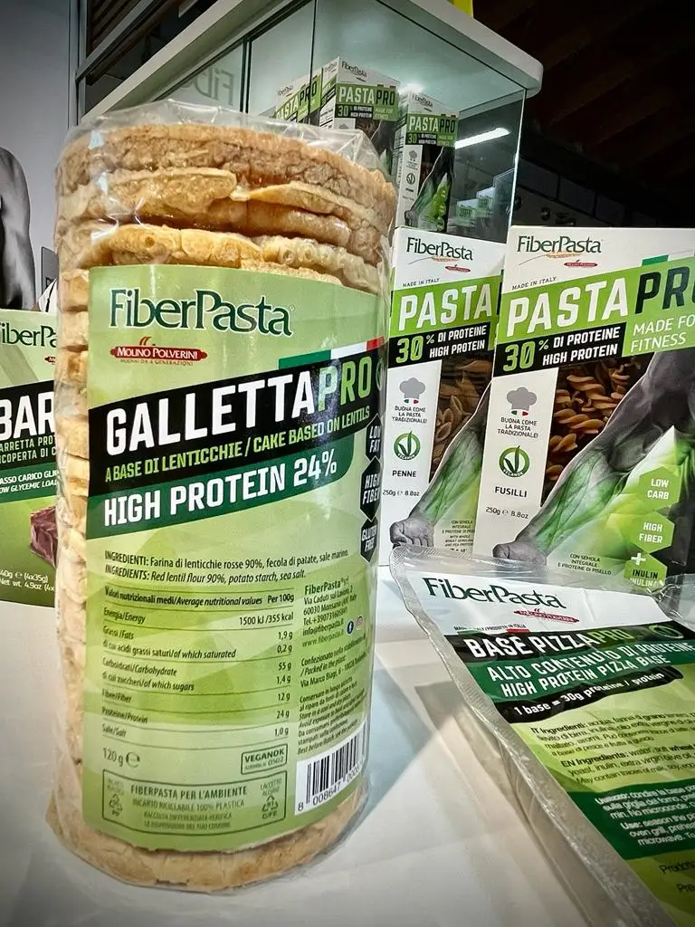 LENTIL CAKE WITH HIGH PROTEIN 24%, GLUTEN FREE AND LOWFAT, PLANT-BASED MADE IN ITALY AND PREMIUM QUALITY