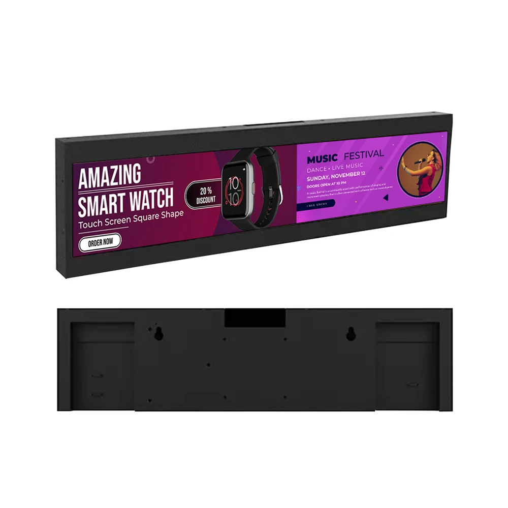 19 inch Stretched Bar for Airport and Railway Stations  Information display