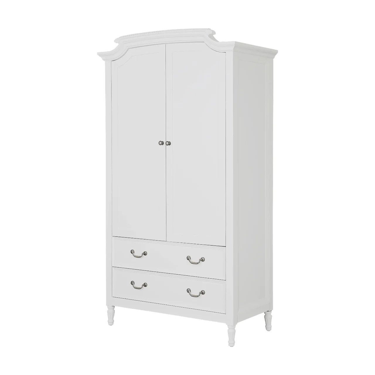 Best quality Finley 2dr wardrobe/wht white color Design Multilayer Wardrobes Cabinet Portable Clothes Wardrobe for Kid or Adult