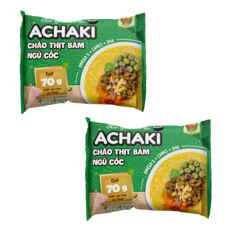 Мясо с заземлением Achaki бобами и овощами мгновенная каша вкусные оптовая продажа естественный цвет используется для детей сделано