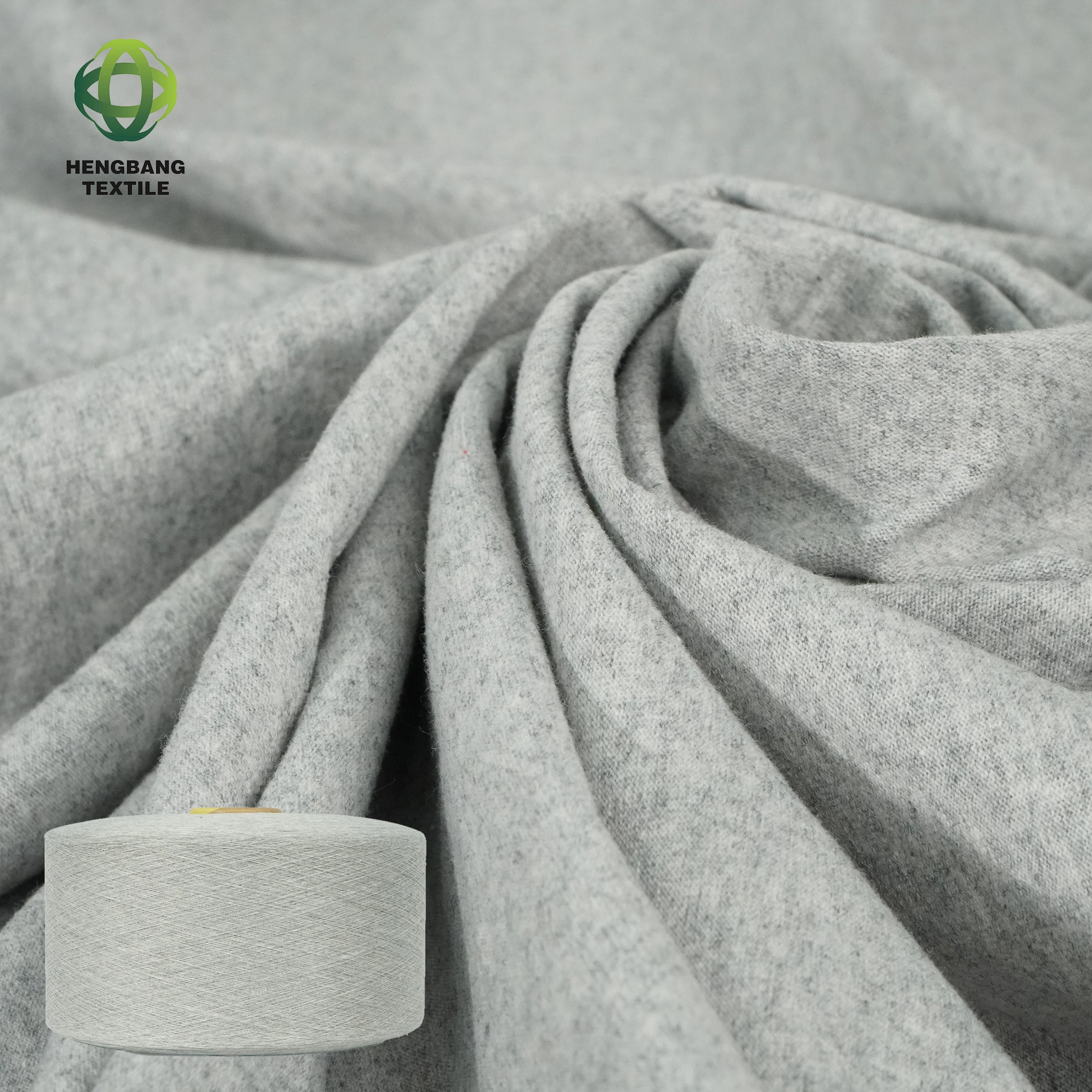 GRS open end blend yarns cotton polyester yarns for knitting socks , fabrics, towel, hammock etx