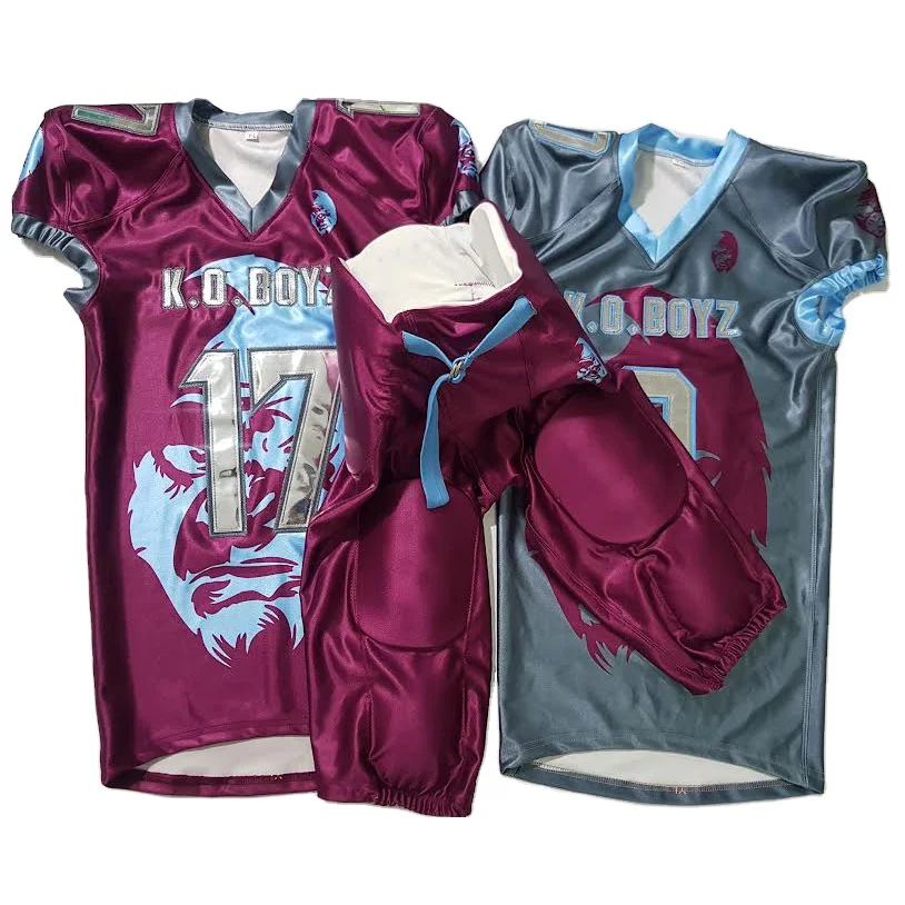 Wholesale custom american football uniform High Quality American football wear American Football Club JERSEY