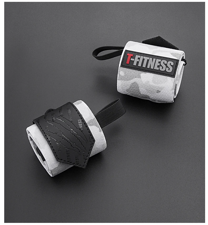 Fitness Cross Fit Safety Wrist Wraps Custom Logo Adjustable Wrist Support Weightlifting Wristband strap Brace with Thumb Loop