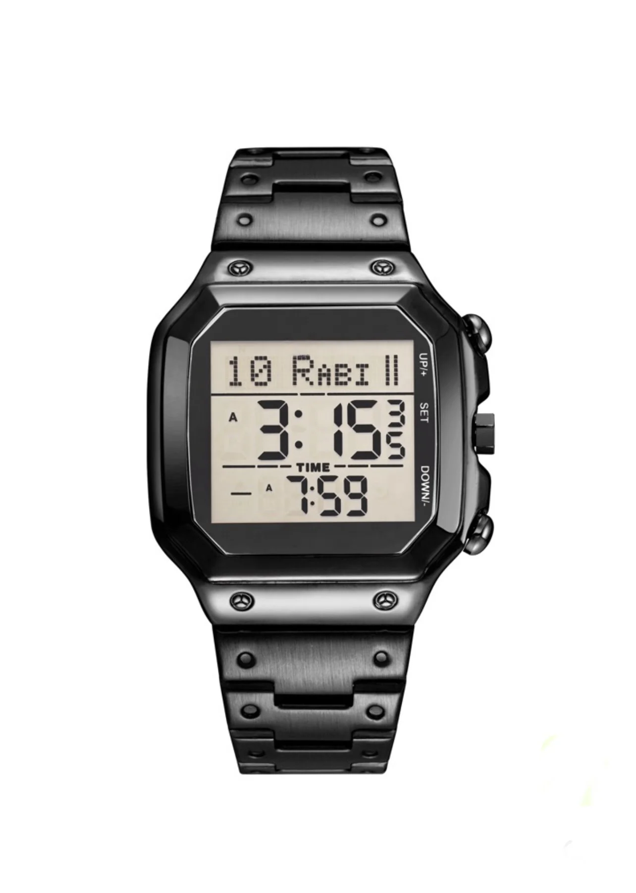 Hot Selling Custom Logo New Modern Waterproof Muslim Azan wrist Watch with Worldwide Prayer Time