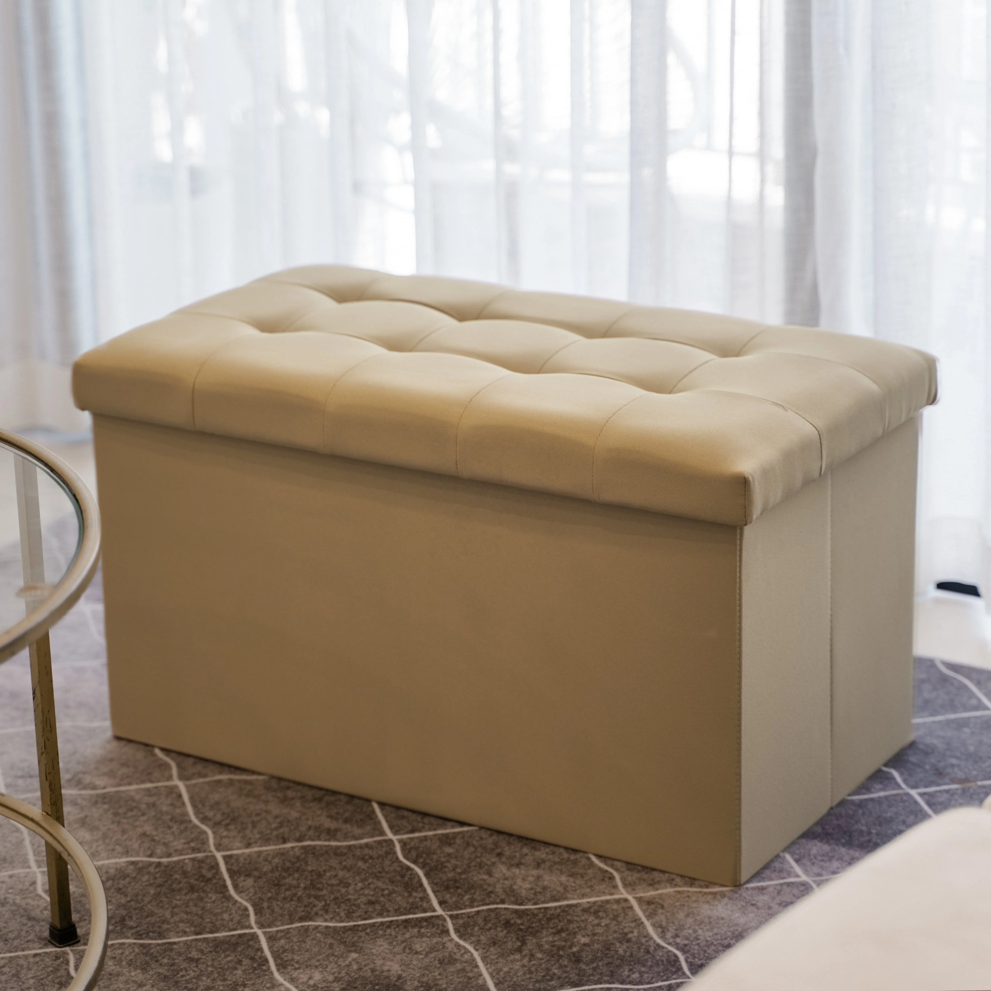 MA03.1 Foldable Ottoman Storage Box for books kid toys sundries OEM Customized Factory Price home storage & organization