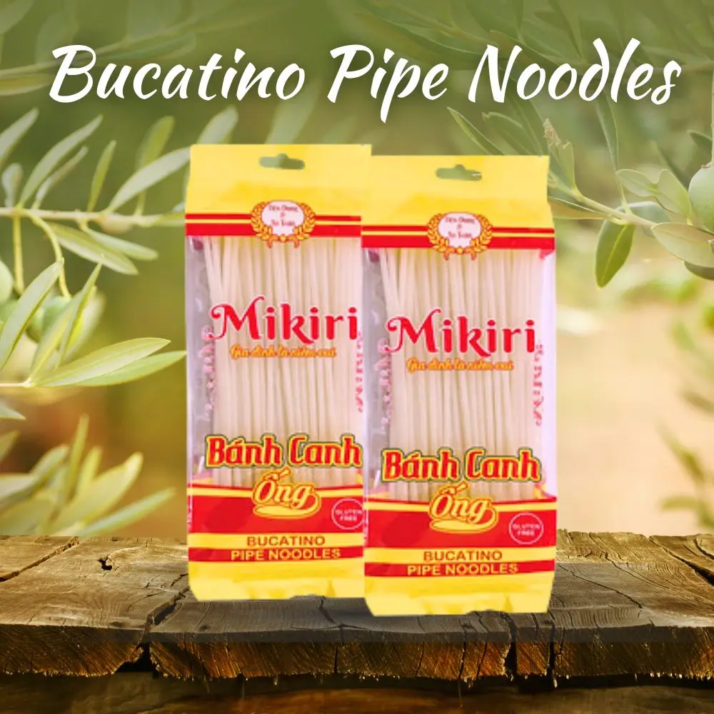 Product Advance Bucatini Noodles Viet Nam Special Noodles High quality Ingredient rice flour 80% Time cooking Fast 5-7 minutes