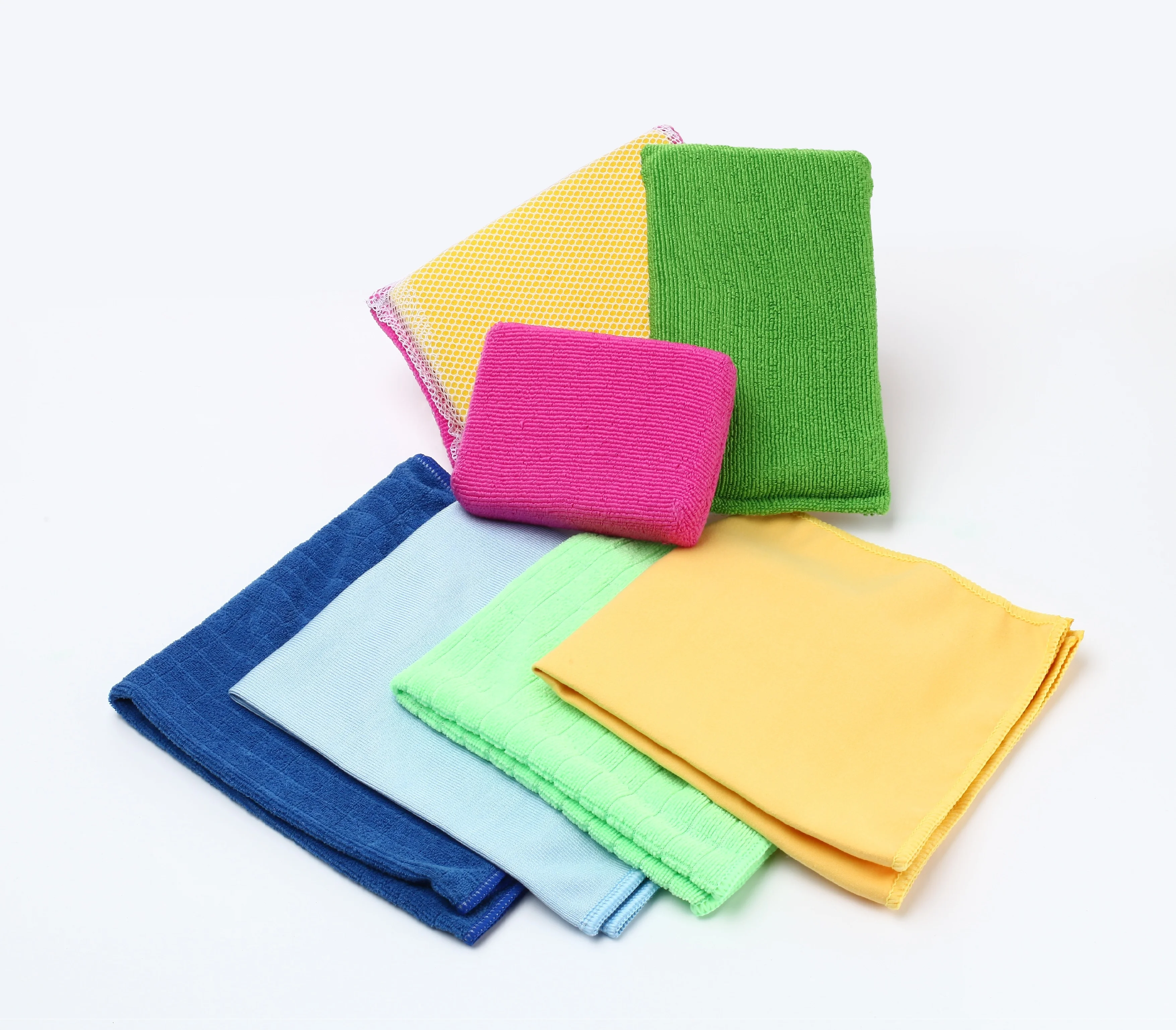 Cleaning product microfiber cloth car polishing cloth absorbent kitchen Korea Factory supplier customized rags