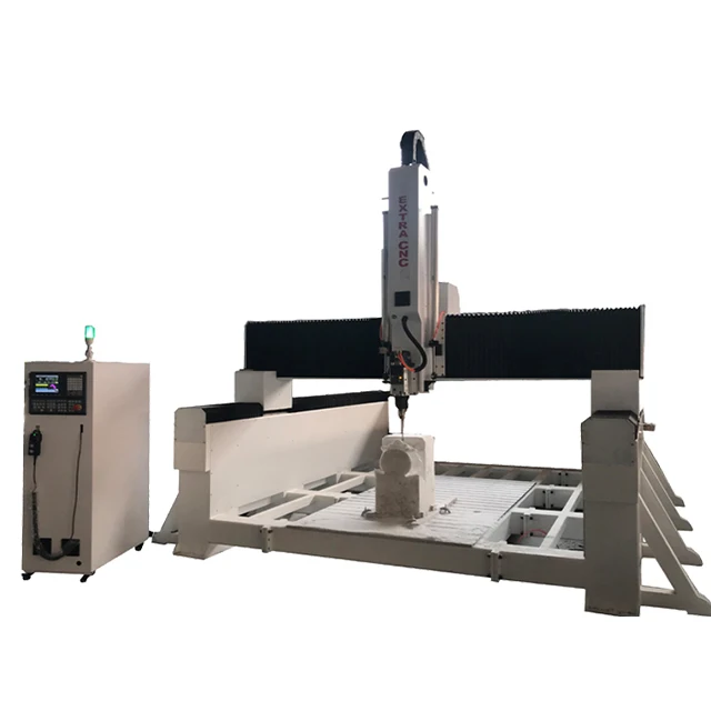 Foam eps 4 оси 5 оси cnc маршрутизатор древесная пена eva фрезерный станок для резки для изготовления скульптурных 3D-моделей