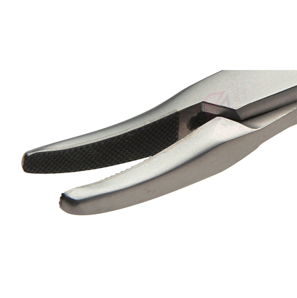 High Grade Heaney Needle Holder Curved 21cm High Quality Stainless Steel Surgical Suture Needle Forceps